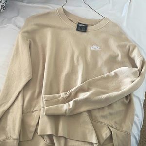 Nike khaki crewneck